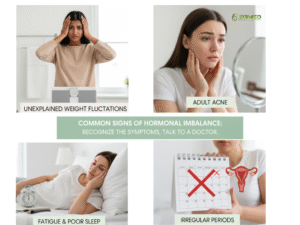 What are common signs of a hormonal imbalance